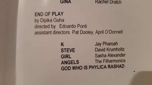 Info on Sasha &amp; Edoardo's play